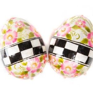 Mackenzie Childs Rosy Posy Capiz Eggs